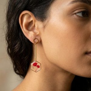 Pendientes Savia hexa