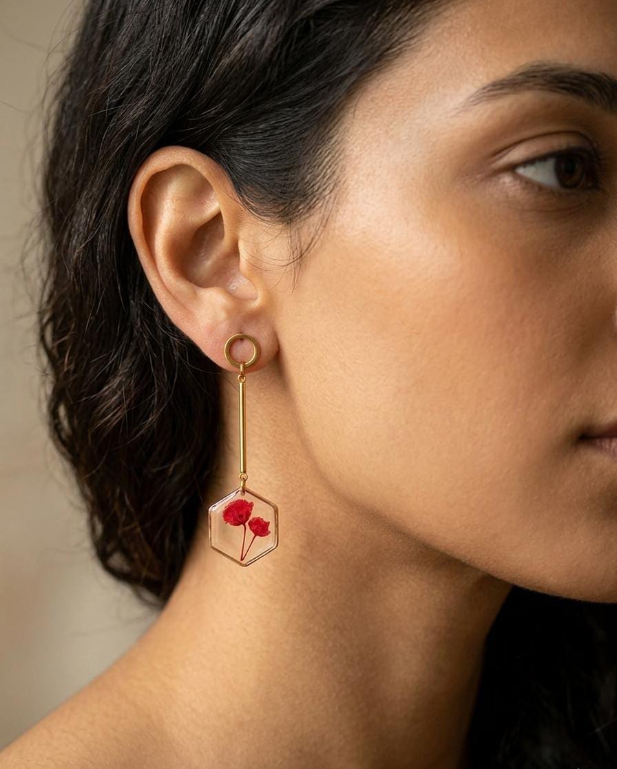 Pendientes Savia hexa