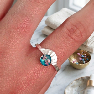Anillo amanecer (plata de ley)
